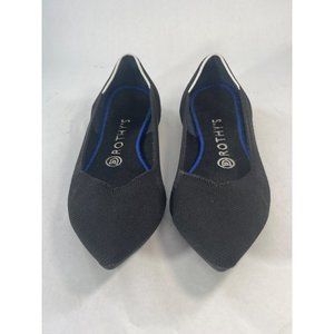Rothy's Black Solid Flat Washable Excellent Condition  - Women Black Size: 7.5